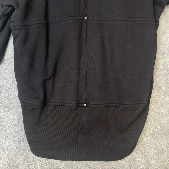 Aritzia Wilfred Diderot Slouchy Cocoon Sweater Cardigan Grey Cotton Modal XXS - Picture 10 of 15